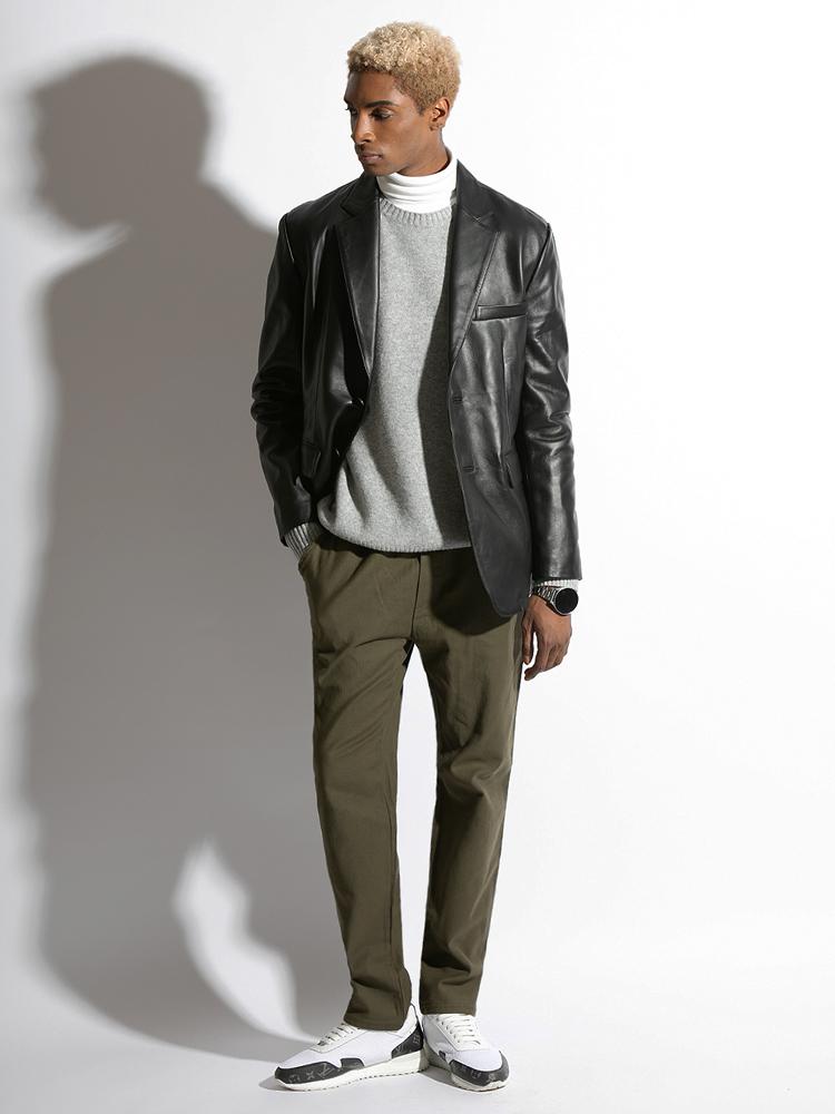 Seuteulaikeu Str Relax Casual Chins (Khaki)
