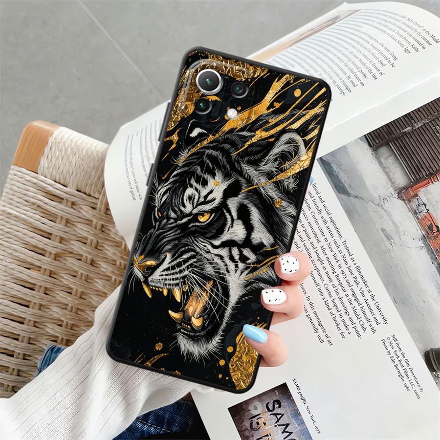 Case for Xiaomi Mi 11T 12T Pro 14 15 Pro 13 Lite 10T 11 12X 12 Funda Phone Cover Cool Tiger Leopard