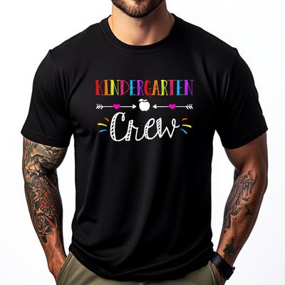 Kindergarten Teacher Crew Funny First Day Of School Gifts Clothing Brand Clothing Korean