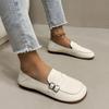 Luxury Designer Vintage Slip On Women Mary Jane Shoes Fashion Square Toe Shoes 2025 Spring Casual Dress Ballet Flats Boat Shoes