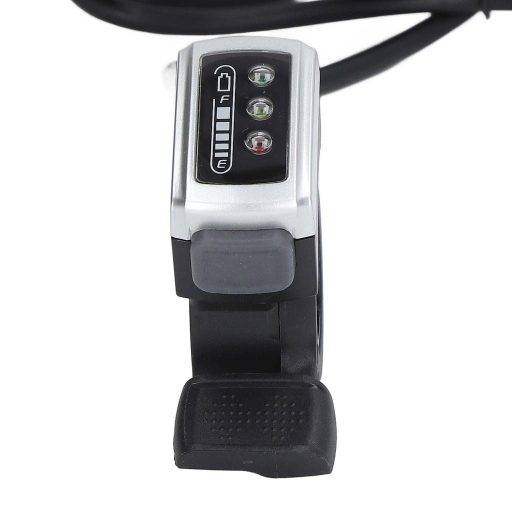 106DX Thumb Throttle for Electric Bike Scooter with Switch Battery Status Finger Throttle