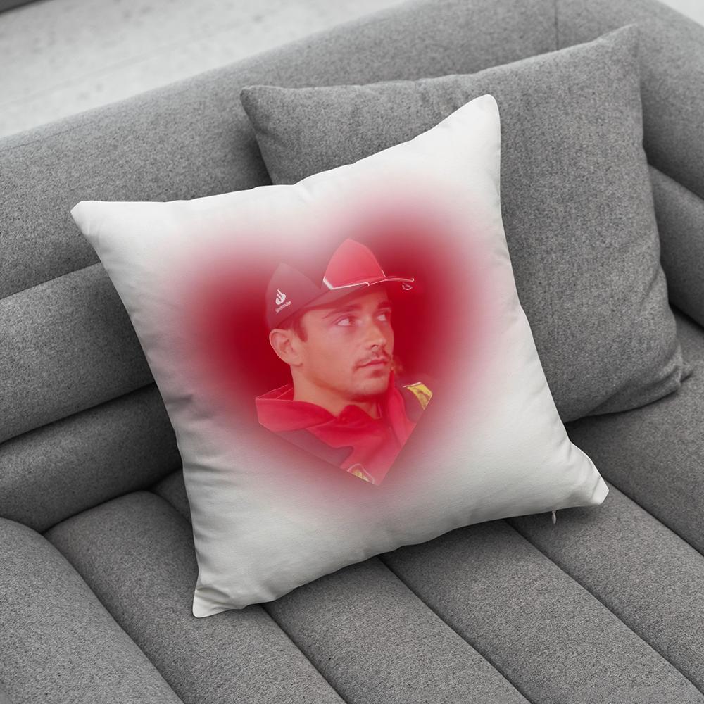F1 16 CCharles LLeclerc Pillow Case Soft Cushion Cases for Farmhouse Sofa Decor Home Decorations and Protector