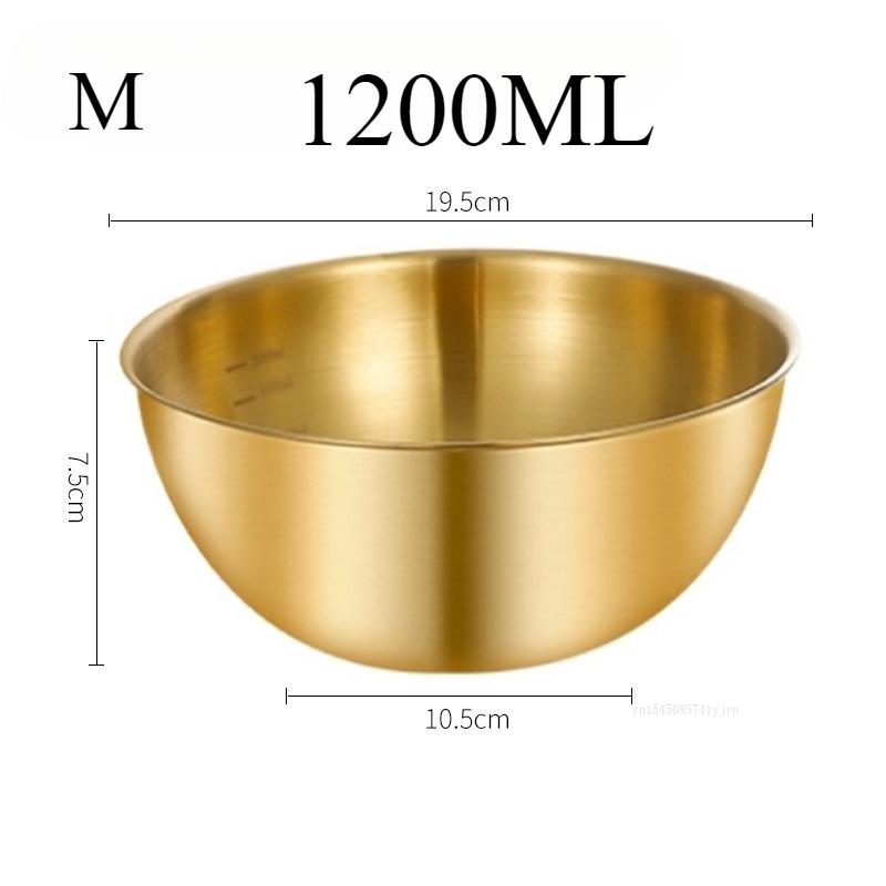 17/19/24,5CM Roestvrijstalen Saladekom met Schaal voor Voedselopslag Eierbloem Mengkom Fruit Groente Noedel Container