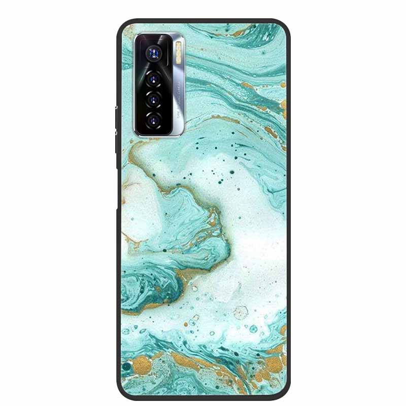 For Tecno Camon 17 Pro Cases 17P 17 Soft TPU Silicone Phone Cover for Tecno Camon 17P Back Cover Bumper Fundas Camon17 CG7n Capa