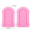 2PACK Raised Relief Silicone Mold Food Grade Silicone Fondant Mold Door Window Mold  Fondant Craft