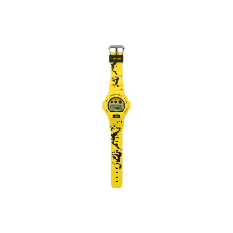 

CASIO 200 meters waterproof Quartz resin strap for men and women yellow dial DW6900ESC239 жовтий