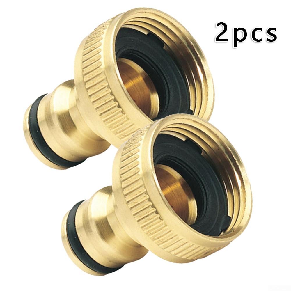 Garden Thread Connector Water Pipe Quick Adaptor 1.57*1.18in 3/4" To 1/2