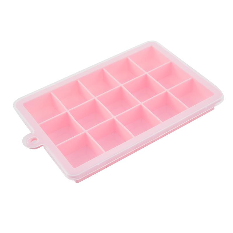 15/24 Grids Large Silicone Ice Cube Mold Ice Tray Mold Ice Cube Maker Mould Non-toxic Durable Bar Pub Wine Ice Blocks Maker