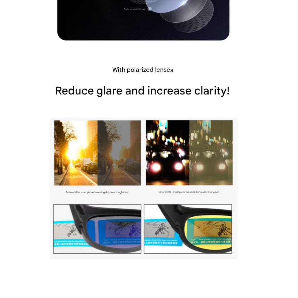 TheMarr Driving Sunglasses Over Glasses Big Size