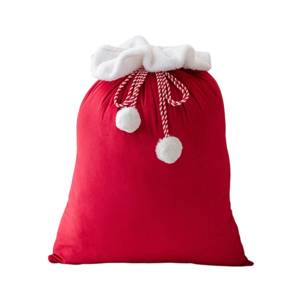 Christmas Gift Bag Candy Gift Drawstring Bag Christmas Velvet Bag
