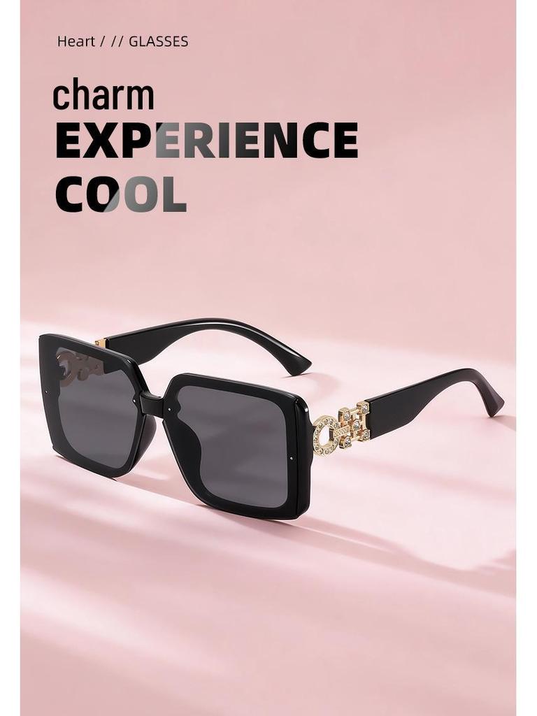 Elegant European & American Sunglasses for Women - Trendy UV Protection, Face Slimming Design