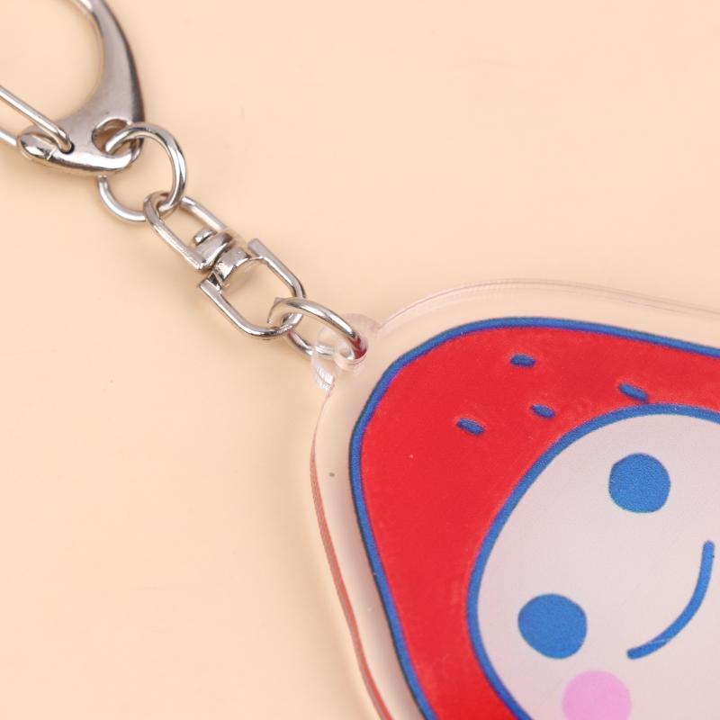 Acrylic Gogo Tamago Q Version Mobile Phone Chain Mametchi Kuchipatchi Mimitchi Gozarutchi Key Chain Cell Phone Pendant Gifts