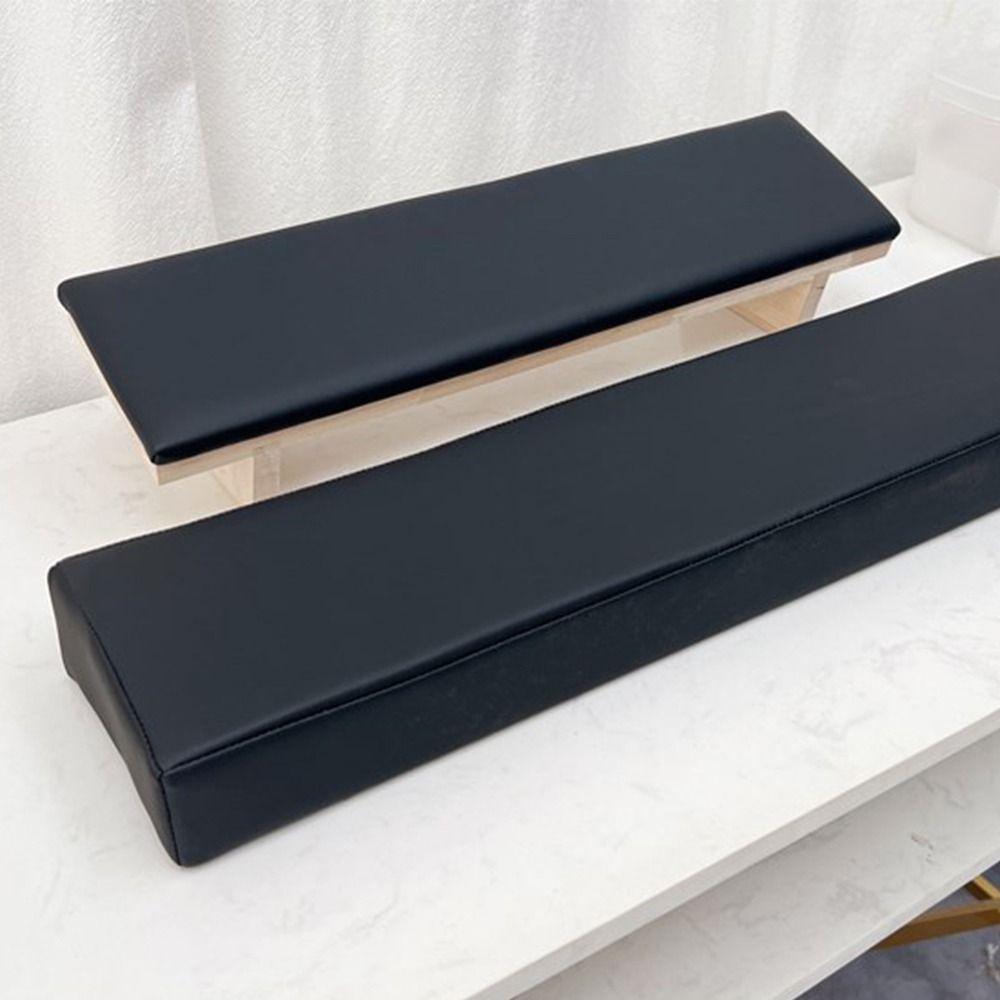 Wooden Base Beveled Hand Pillow Tilt Design Nail Art Stand Nail Arm Rest Cushion Nail Art Tool