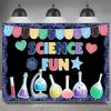 Crazy Science Fun Theme Party Decoration Background, Scientist Boys and Girls Birthday Party Decoration Photography Background