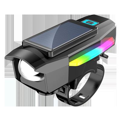 Elektrisches Fahrradlicht – Intelligentes LED-Display für Radfahren, Starke Taschenlampe für Nachtfahrten, Wiederaufladbar &