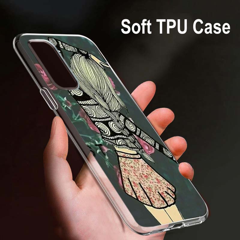 Bff Best Friend For OPPO Reno7 SE 6 5 Z F 4G 5G Find X2 X3 Neo Lite Pro Plus Transparent Soft Phone Case Coque