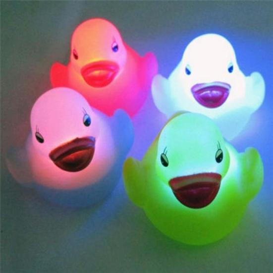 1 шт. іграшка для купання новонародженої дитини, яка змінює колір, блимає світлодіодною лампою