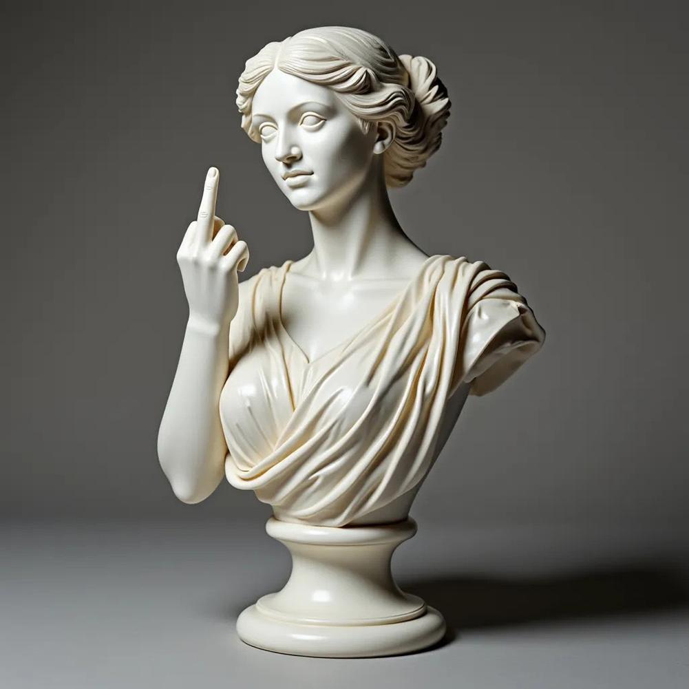 Statue Of Vienna Goddess Funny Goddess Statue 3D Resin Craft Symbol Ornaments Home Cultural Dec F2R4