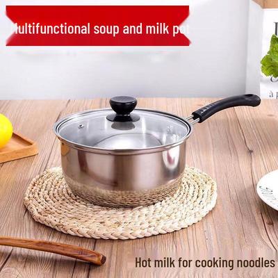 22cm 304 Edelstahl Milch-/Suppentopf mit Deckel