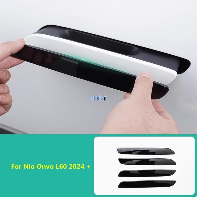 For Nio Onvo L60 2024 + Car Styling Door Handle Frame Bowl Anti Scratch Cover Protector Decoration Accessories Exterior Sticker