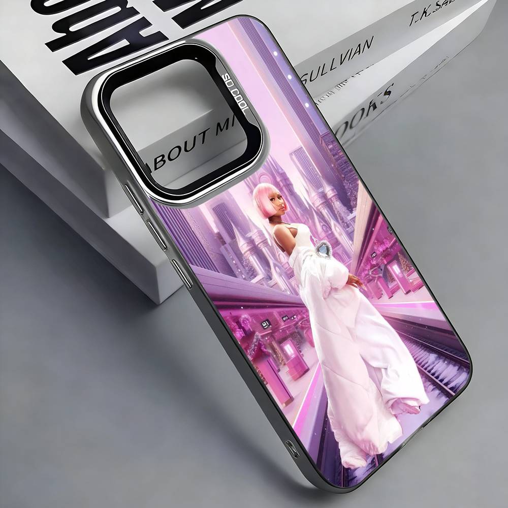 Friday N-Nicki M-Minaj Phone Case For iPhone 17, 16,15,14,13,12,11 Plus,Pro Max, Colorful Silver Funda Cover