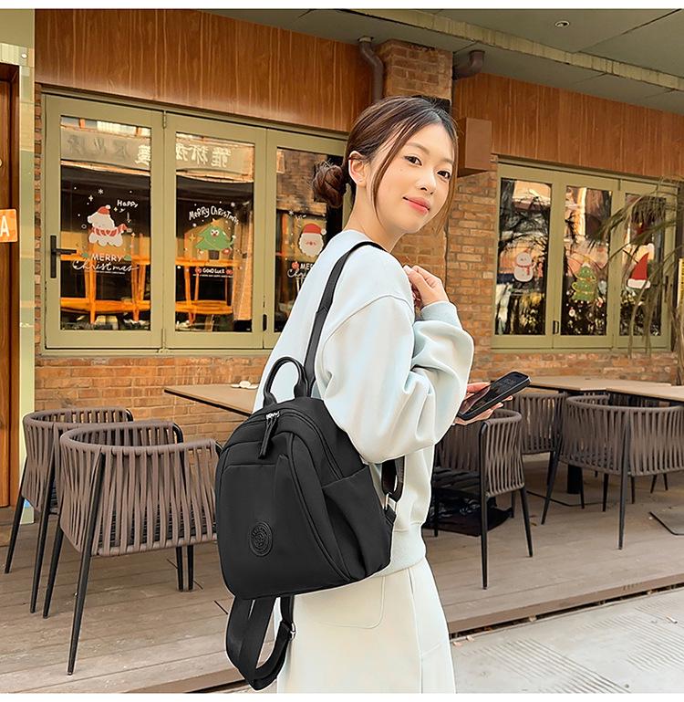 Spring Outing Women's Lightweight Multifunctional Backpack - Large Capacity, Double Shoulder, Casual Mommy Bag