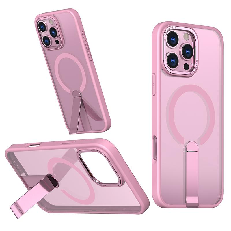 For Magsafe Magnetic Wireless Charging Metal Bumper Phone Case For iPhone 16 Pro Max E 14 11 12 13 15 Pro Max Hard PC Back Cover