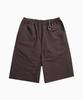 Saint Pain Sp Wrinkle Check Wide Elastic Bermuda Pants Brown