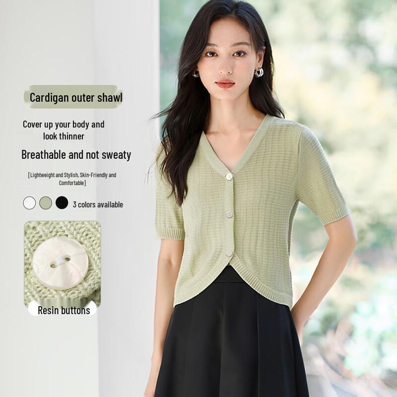 

Handu Yishe Women s Versatile V-Neck Knit Top One Size F(170/88A)