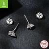Droplet-Shaped Moissanite Stud Earrings, Simple And Classic Temperament S925 Silver Sparkling Moissanite Stud Earrings