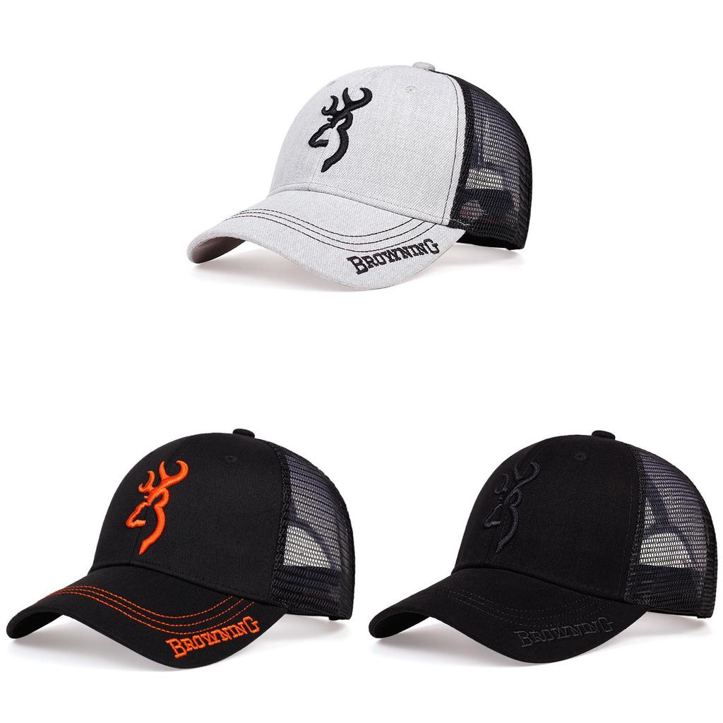 Cotton Baseball Cap With Embroidery For Adults Summer Sun Protection