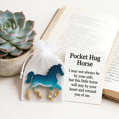 Angel Hug Pocket Decorative Positive Pocket Hug Token with Card Beautiful Holiday Decoration for Home Indoor Outdoor Use Bedroom Garden Window