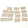 Pack of 60 Wooden Letters Wood Slices Unfinished Signs Scrapbooking Crafts Anniversary Gifts Love Wedding Happy Birthday Party