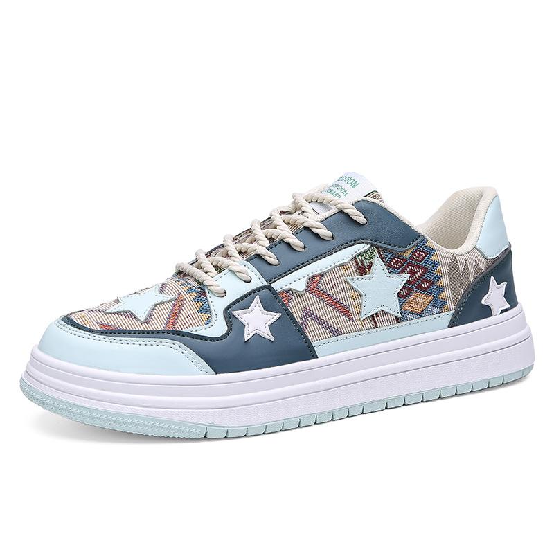 Spring and Autumn Men's Shoes 2025 New Korean Edition Trend Sports and Leisure Board Shoes Fashion Versatile High-value Men's Trend Shoes