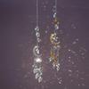 Crystal Rainbow Catcher Glass Light Wind Chimes Outdoor Art Hanging Pendant Home Decor Garden Prism Window Decoration Crafts