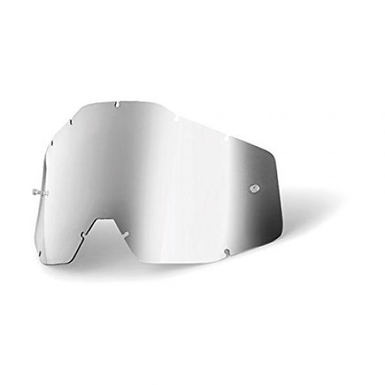 Écran De Remplacement 100% RACECRAFT ACCURI STRATA Rouge Miroir Anti-buée