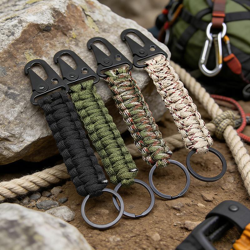 Economic 31 Meters DIY Paracord For Jewelry Keychain Making 5mm Flat Rope 4 Colors Available Outdoor Climbing Rescue Thread