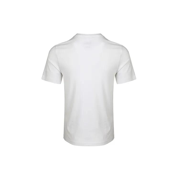 Nike T Shirts Men's White Crew Neck Moderate (Unisex) T-Shirts AR6030 100