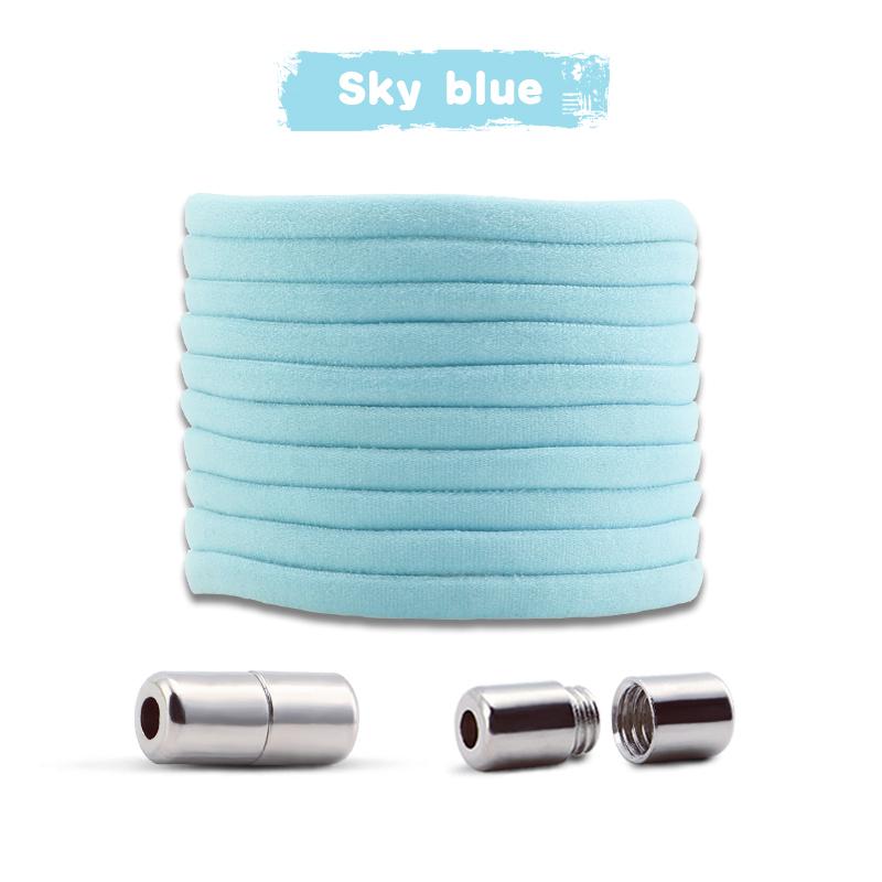 New Unisex with Metal Buckle for Quick on/Off Suitable for A Variety of Shoes Half-Circle Elastic Shoelaces 1Pair/3Pair