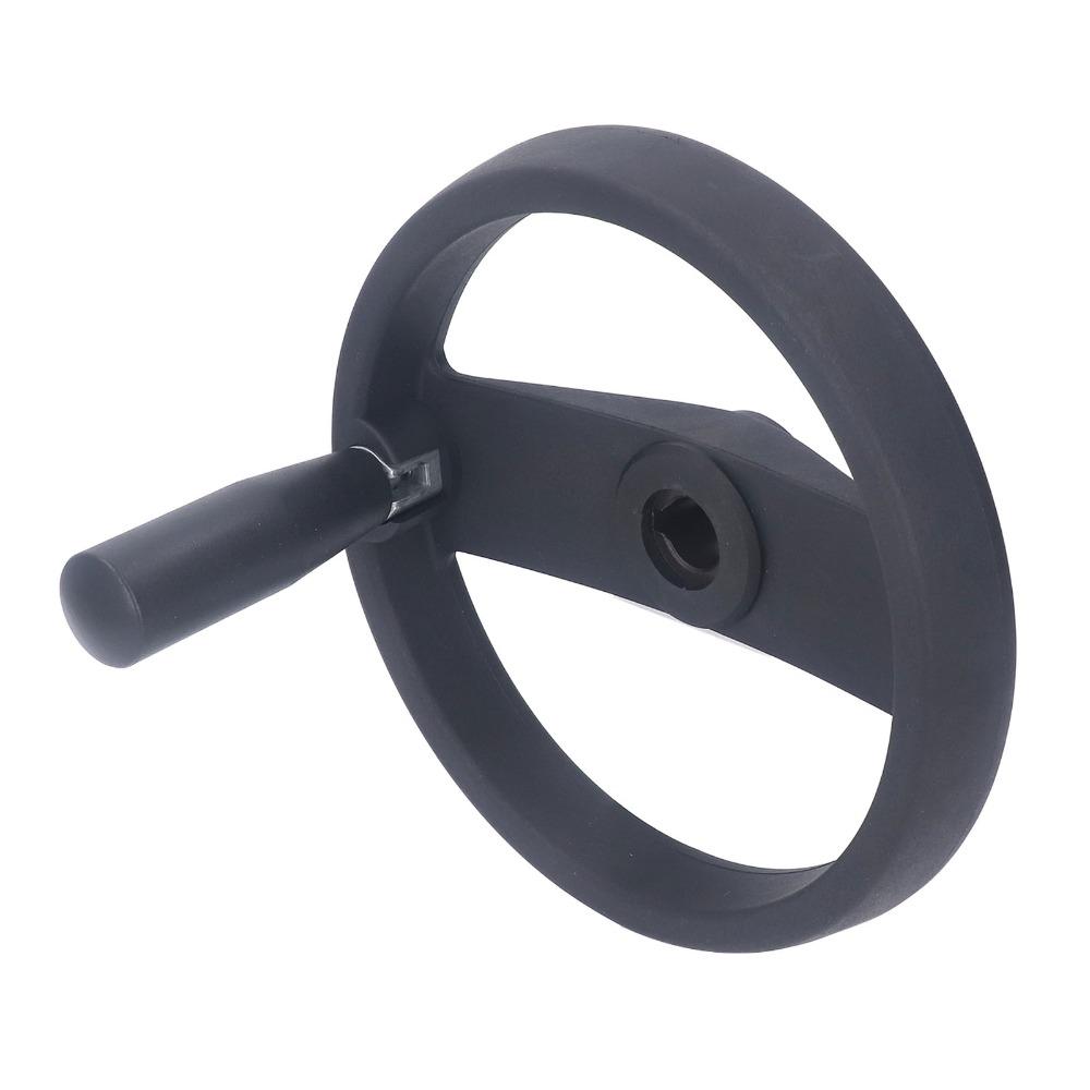7.87inch Diameter Plastic Handwheel 200x18mm Revolving Handle Milling Machine