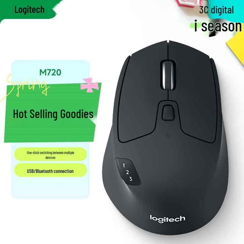 

Logitech M720 Wireless Bluetooth Mouse