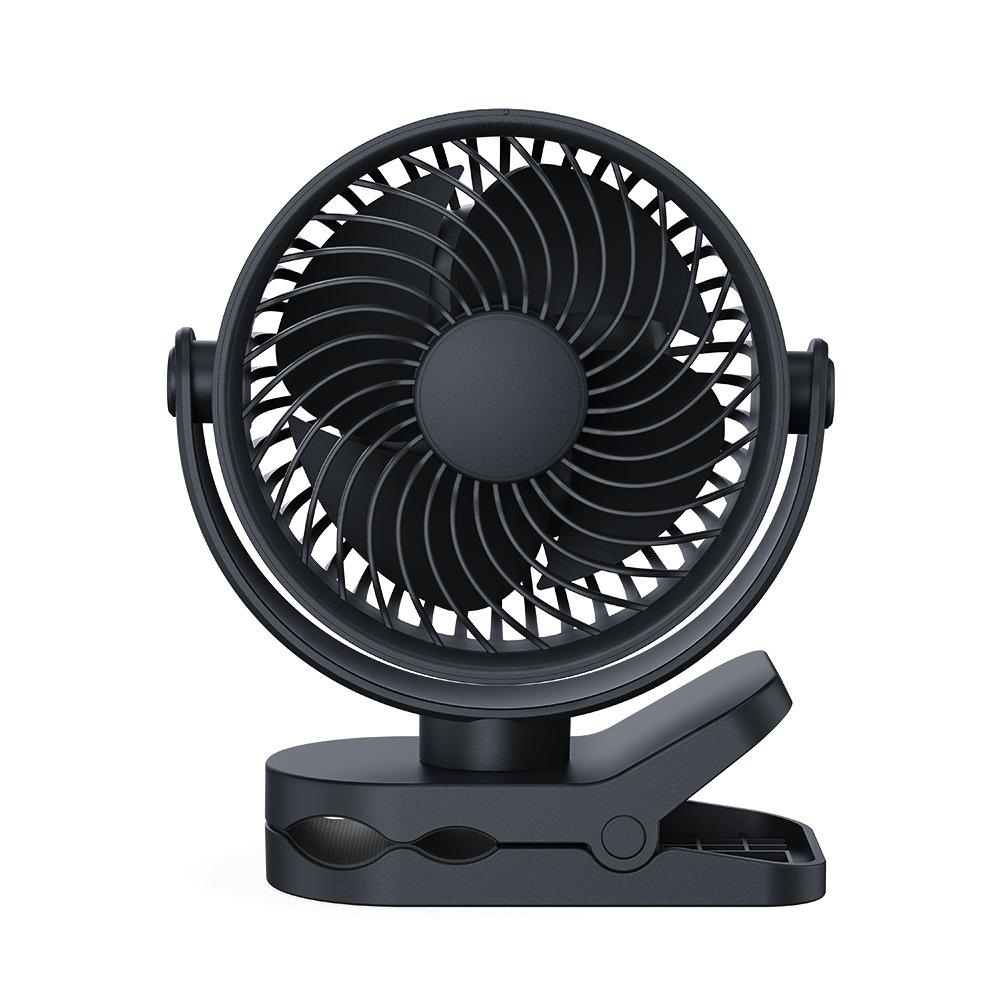 25th Anniversary Portable USB Wall Clip Fan: Rechargeable and Compact Circulation Fan