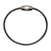 5/10Pcs Durable Steel Wire Rope Ring Connector Keychain Key Holder Hanging Cable