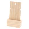 Natural Wooden Earring Holder Stand Jewelry Organizer Display Storage Rack S