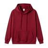 Unisex Solid Color Hooded Sweatshirt - Loose Fit Long-Sleeve Top