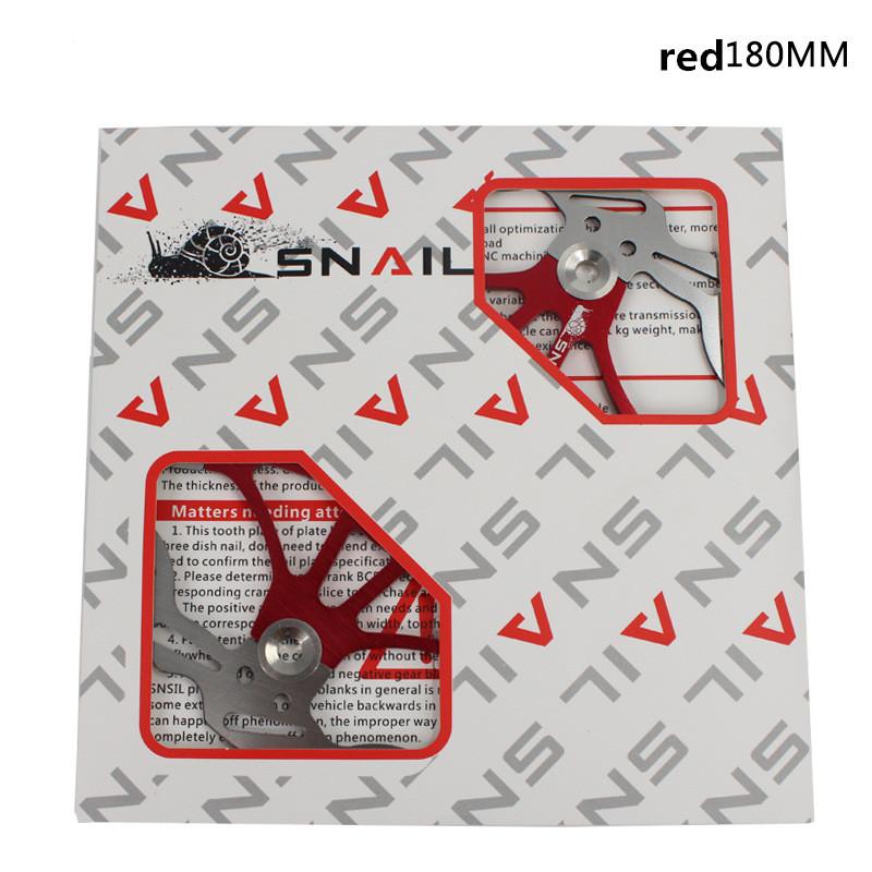 Snail Brake Disc Ultra Light MTB Mountain Bike Float Floating Pads 160mm 180mm 203 mm 6 Bolt Rotors Parts Bicycling Accessories