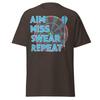 Funny Darts T-Shirt - Aim Miss Swear Repeat Tee