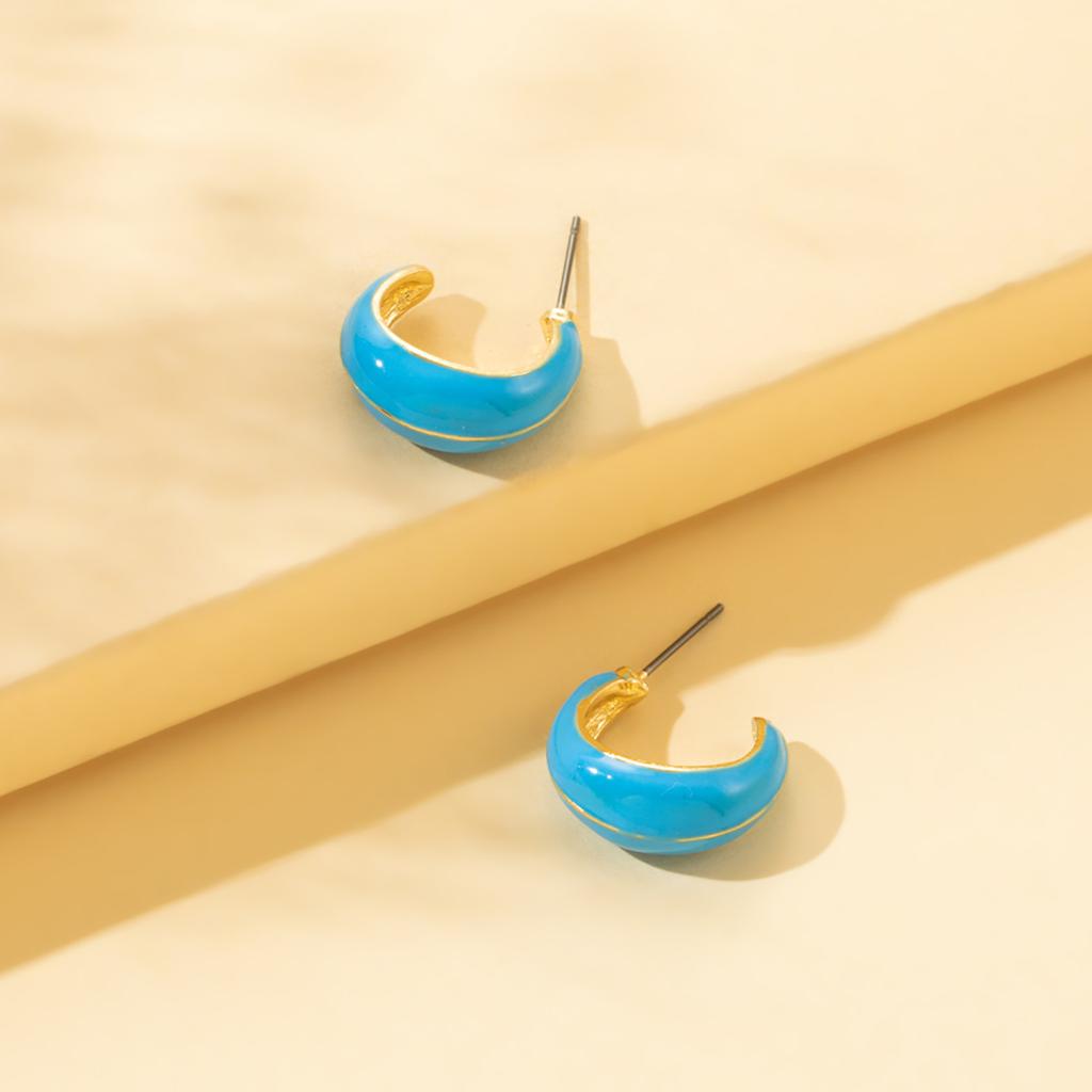 Geometric Stylish Elegant Earrings With Pearl Trendy Accessories Summer
