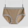 Western Style Panties Made of Pure Cotton Breathable Mid Waist Antibacterial and Traceless Triangular Women’s Panties