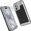 IP68 Waterproof Case for IPhone Air 17 16 15 Plus Pro Max Aluminum Metal Shockproof Heavy Duty Glass Screen